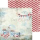 CRAFT O'CLOCK - PAD CARTE 20.3X20.3 - SEASIDE GREETINGS  - CC-C47-SG-07