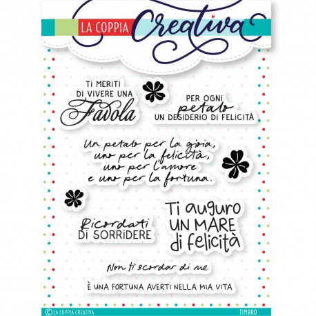 LA COPPIA CREATIVA - Timbri Clear - UN MARE DI FELICITA' - TI-502