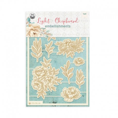 P13 - Light chipboard embellishments - TRAVEL JOURNAL - P13-TRJ-48