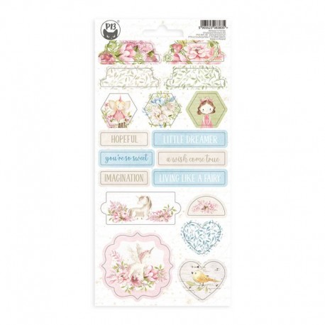 P13 - Chipboard Sticker 03- BELIEVE IN FAIRIES - P13-BIF-36