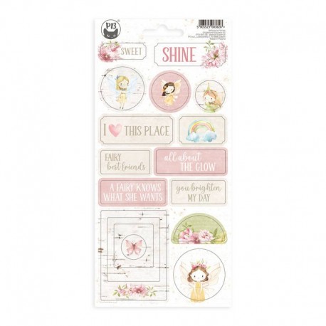 P13 - Chipboard Sticker 02- BELIEVE IN FAIRIES - P13-BIF-35