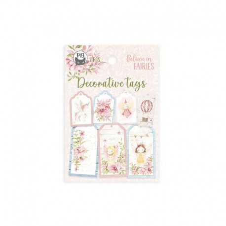 P13 - Decorative tags set 03- BELIEVE IN FAIRIES- P13-BIF-23