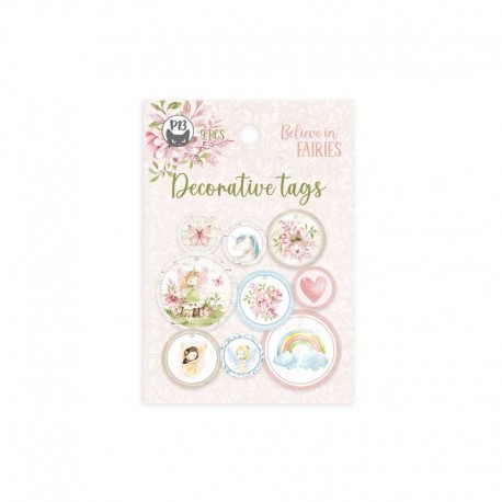 P13 - Decorative tags set 01 - BELIEVE IN FAIRIES- P13-BIF-21