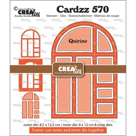 CREALIES - Fustella - FRAME & INLAY QUIRINE  - CLCZ570