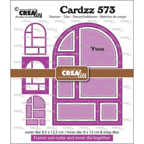 CREALIES - Fustella - FRAME & INLAY YVON  - CLCZ573