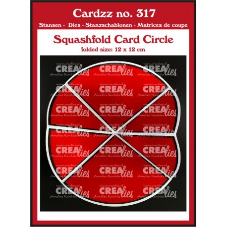 CREALIES - Fustella - SQUASHFOLD CARD CIRCLE BIG 12CM - CLCZ317