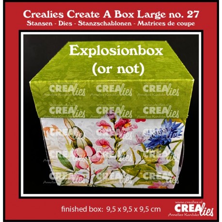 CREALIES - Fustella - EXPLOSION (or not) BOX LARGE  - CCABL27