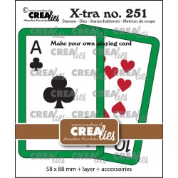 CREALIES - Fustella - PLAYING CARDS - CLXtra251