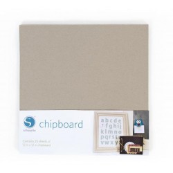 Pacco cartoncini Silhouette chipboard