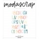 MODASCRAP - FUSTELLA - TROPICAL ALPHABET - MSF 1-271