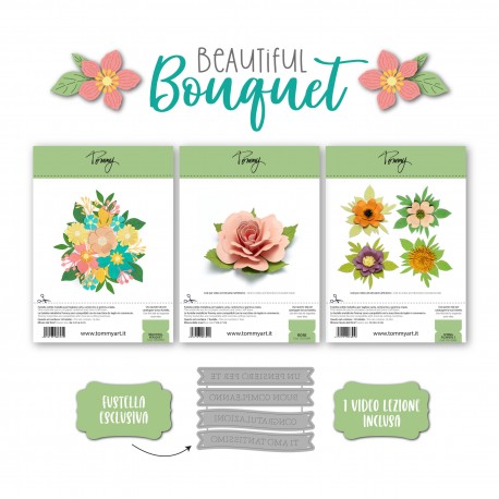 TOMMY - Bundle Beautiful bouquet + 1 lezione in video conferenza + 1 fustella esclusiva