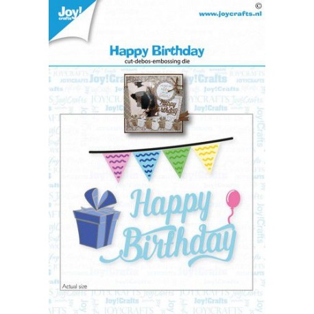 JOY! CRAFTS - FUSTELLA - Happy Birthday - 006002/1538