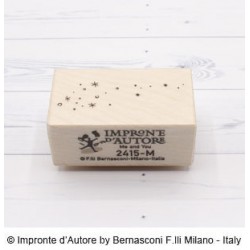 Impronte d'Autore - Timbro in Legno - POLVERE DI STELLE - 2415-M