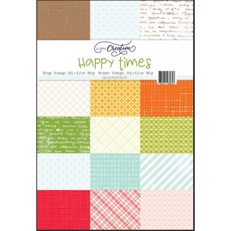 La Coppia Creativa - Paper pad - HAPPY TIMES - CF-524