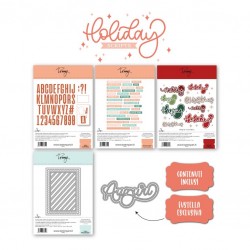 TOMMY -BUNDLE -  HOLIDAY SCRIPTS + 1 pochette + 1 fustella esclusiva – area dedicata - HOLIDAYSCRIPTS