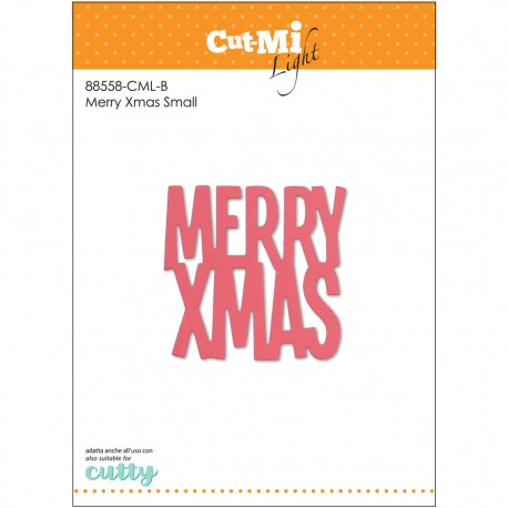 Impronte d'Autore - Fustella - MERRY XMAS SMALL - 88558-CML-B