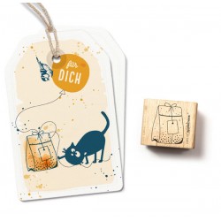 Cats on appletrees - Timbro Legno - SACCHETTO REGALO   - 27970