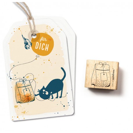 Cats on appletrees - Timbro Legno - SACCHETTO REGALO   - 27970