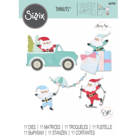 SIZZIX - Fustella Thinlits - ATTIVITA' NATALIZIE - 665958