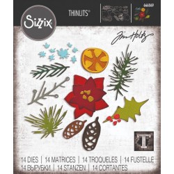 SIZZIX - Fustella Thinlits - FESTIVITA' MODERNA  - 666069