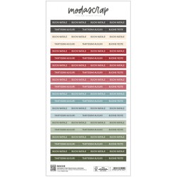 MODASCRAP - SENTIMENT STRIPS - TRADITIONAL CHRISTMAS - SS028