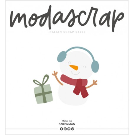 MODASCRAP - FUSTELLA - SNOWMAN- MSF 1-276