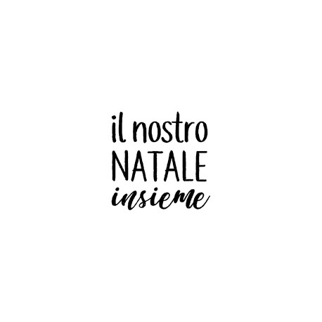 IMPRONTE D'AUTORE - Timbro Legno - NATALE INSIEME - 2031-N