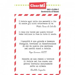 Impronte d'Autore - Timbri Clear - SENTIMENTS DI NATALE - 2621-CLEM-C