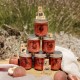 Cats on appletrees - Mini Timbro Legno - BARATTOLO DI MARMELLATA  - 27508