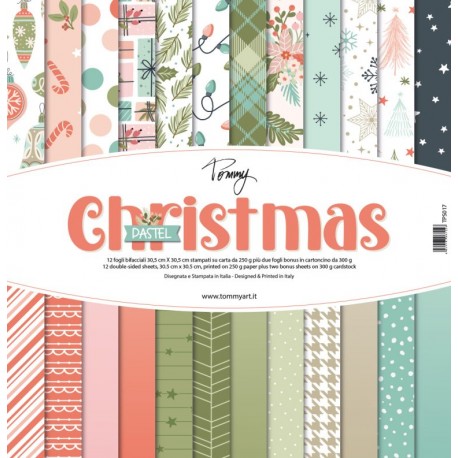 TOMMY- PAPER PACK -  PASTEL CHRISTMAS -TPS017