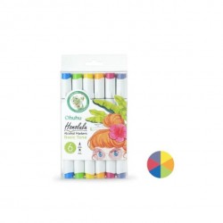 OHUHU- Alcohol Markers - SET PASTEL TONE - Y30-80403-51