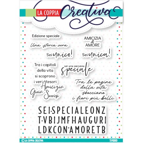  COPPIA CREATIVA - Timbri Clear - ALFABETO SPECIALE- TI-536