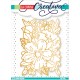 Coppia Creativa - Fustelle Hot foil - SFONDO CON FIORI - F-526