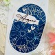 Coppia Creativa - Fustelle Hot foil - SFONDO CON FIORI - F-526