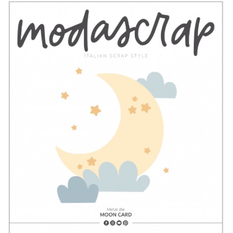 MODASCRAP - FUSTELLA - MOON BCARD- MSF 1-296