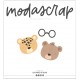 MODASCRAP - FUSTELLA - LEOPARD & BEAR   - MSF 1-286