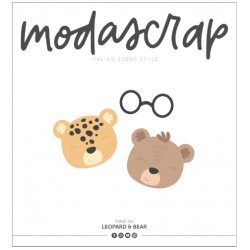 MODASCRAP - FUSTELLA - LEOPARD & BEAR   - MSF 1-286