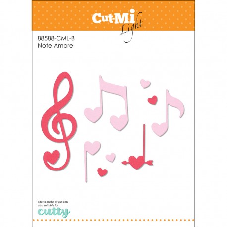 Impronte d'Autore - Fustella - NOTE AMORE - 88588-CML-B