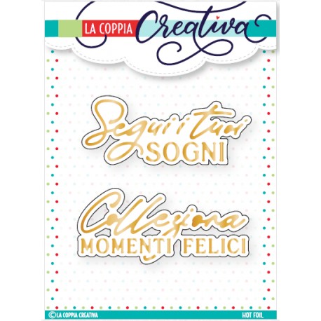 La Coppia Creativa - Fustelle Hot foil - SOGNI - RI-552