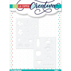 La Coppia Creativa - Stencil - CIN-CIN - P-545