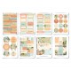 TOMMY-  Journaling BOOK -Tropical vibes – 10 pagine 15×21 cm – 102 decori