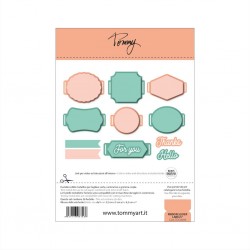 TOMMY - Fustella - Ribbon Slider Labels® - TDC0099