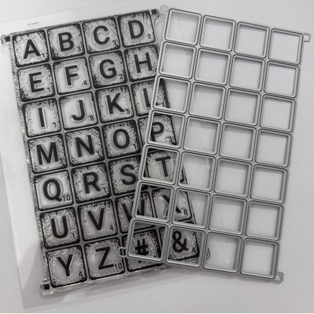 TOMMY - Timbri e Fustella -  ALPHABET WOODEN TILES - TS0055