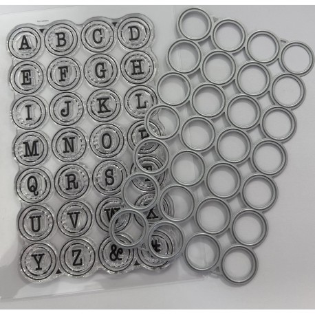 TOMMY - Timbri e Fustella -  TYPEWRITER ALPHABET - TS0054