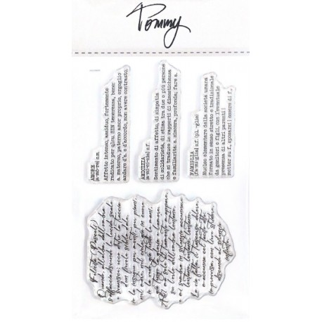TOMMY - Timbri e Fustella -  WORD TEXTURE- TS0053
