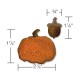 Fustella Sizzix M&S Mini Acorn & Pumpkin Set