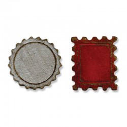 Fustella Sizzix M&S Mini Bottle Cap & Stamp