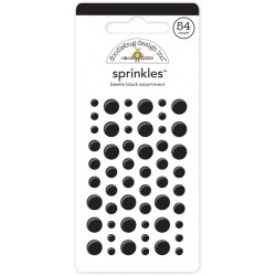 Sprinkles Enamel Dots Doodlebug Design - Beetle black