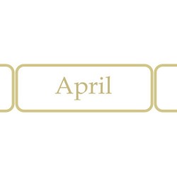 Washi Tape - ScrapBerry's - For Wedding Calendar April