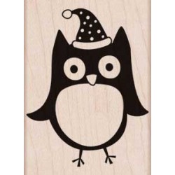 Timbro legno Hero Arts - Christmas Owl